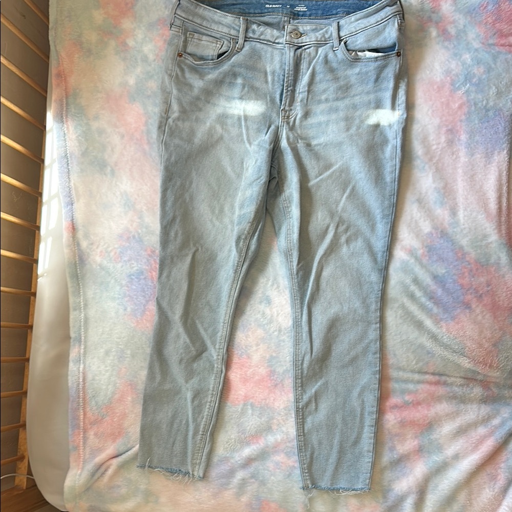 Old navy mid-rise rockstar super skinny jeans